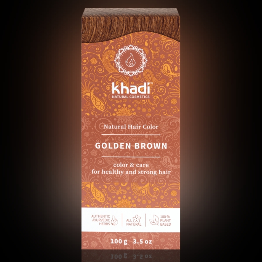 Khadi Natural Hair Color: GOLDEN BROWN